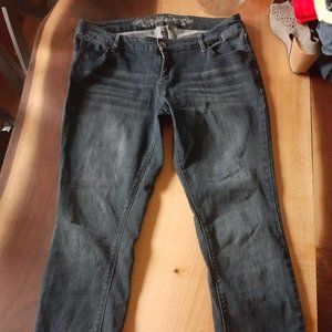 Dark wash express brand jeans size 10